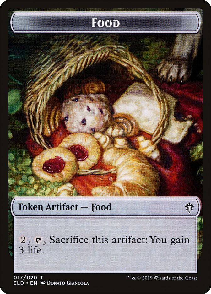 Food (017/020) [Throne of Eldraine Tokens] - Destination Retro