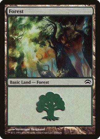 Forest (154) [Planechase 2012] - Destination Retro