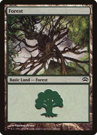 Forest (155) [Planechase 2012] - Destination Retro