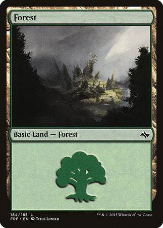 Forest (184) [Fate Reforged] - Destination Retro