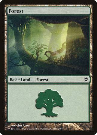Forest (246a) [Zendikar] - Destination Retro