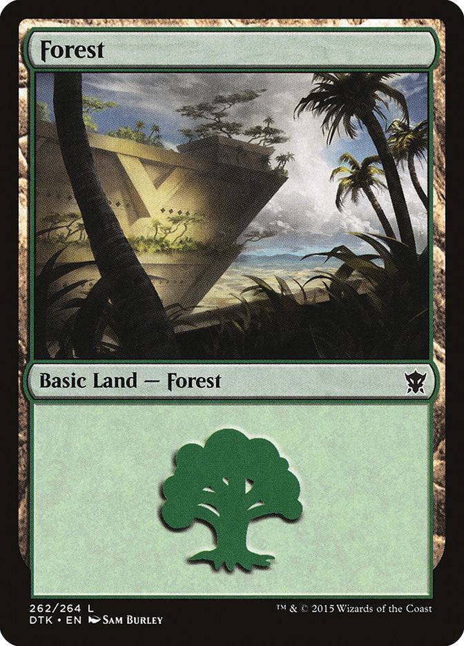 Forest (262) [Dragons of Tarkir] - Destination Retro