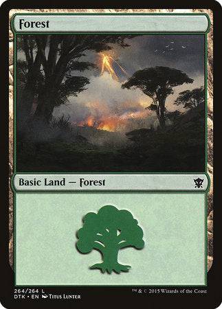 Forest (264) [Dragons of Tarkir] - Destination Retro