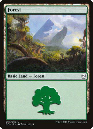 Forest (267) [Dominaria] - Destination Retro