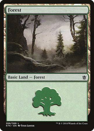 Forest (268) [Khans of Tarkir] - Destination Retro