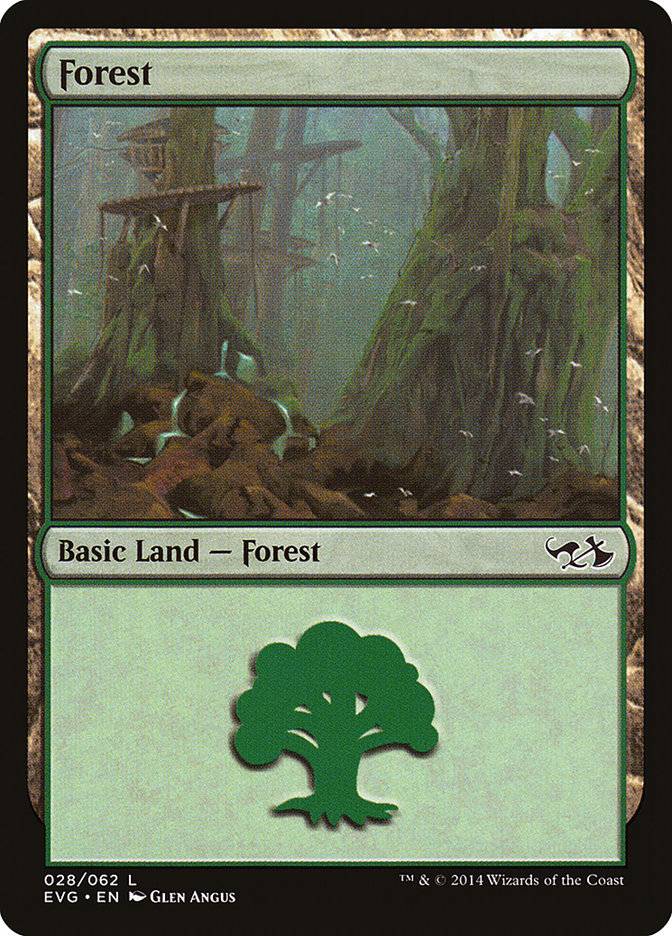Forest (28) (Elves vs. Goblins) [Duel Decks Anthology] - Destination Retro