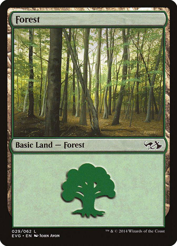 Forest (29) (Elves vs. Goblins) [Duel Decks Anthology] - Destination Retro