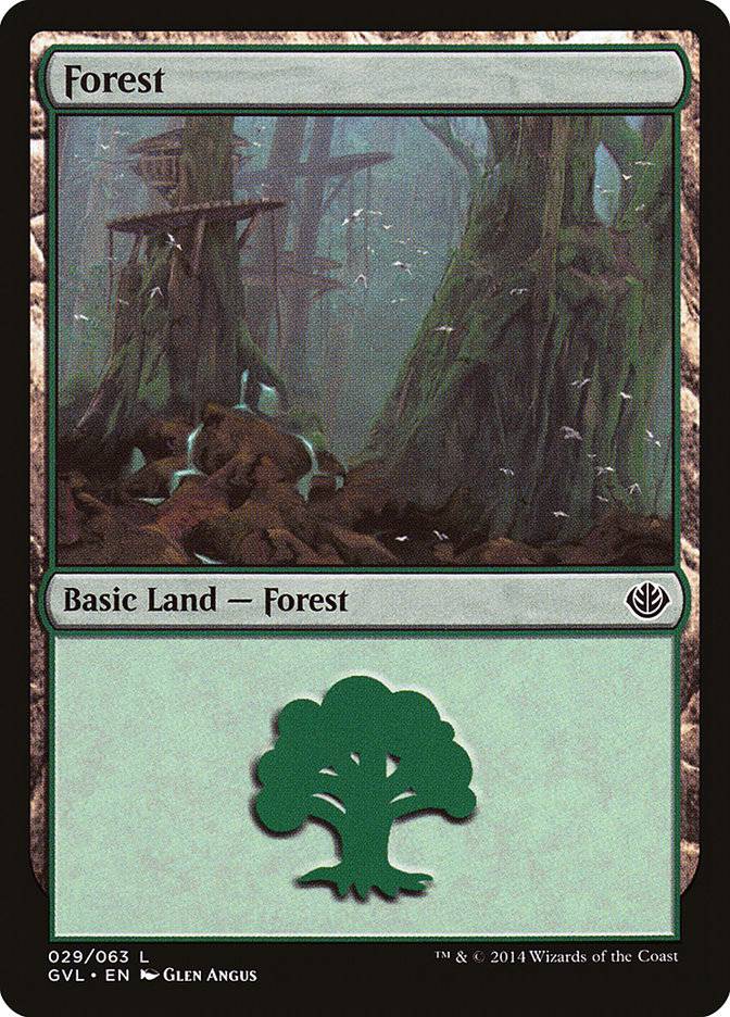Forest (29) (Garruk vs. Liliana) [Duel Decks Anthology] - Destination Retro