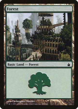 Forest (304) [Ravnica: City of Guilds] - Destination Retro
