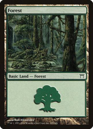 Forest (305) [Champions of Kamigawa] - Destination Retro