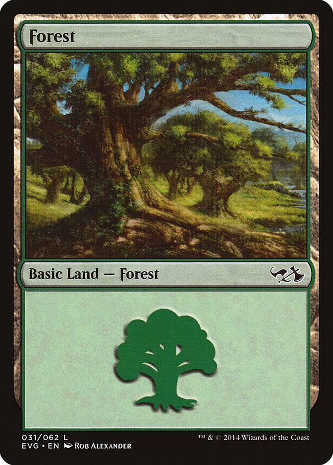 Forest (31) (Elves vs. Goblins) [Duel Decks Anthology] - Destination Retro