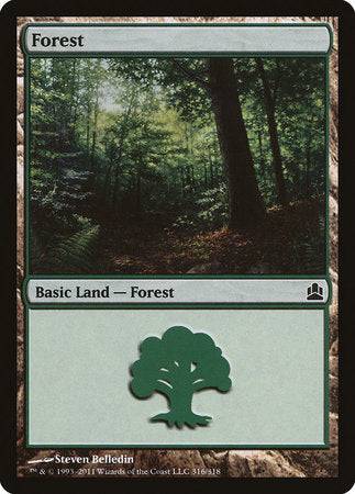 Forest (316) [Commander 2011] - Destination Retro