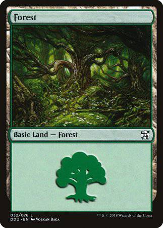 Forest (32) [Duel Decks: Elves vs. Inventors] - Destination Retro