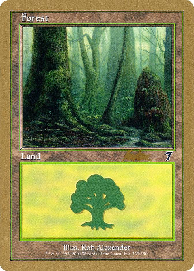 Forest (329) (Brian Kibler) [World Championship Decks 2002] - Destination Retro