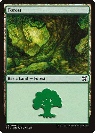 Forest (33) [Duel Decks: Elves vs. Inventors] - Destination Retro