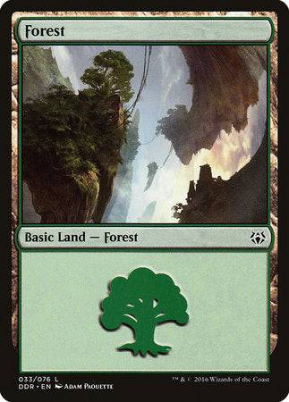 Forest (33) [Duel Decks: Nissa vs. Ob Nixilis] - Destination Retro
