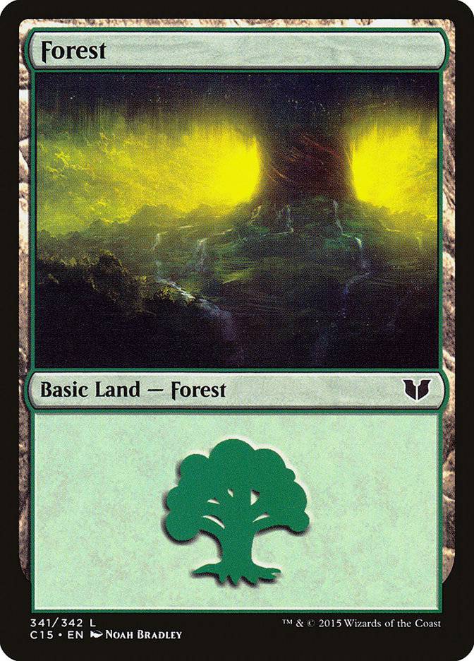 Forest (341) [Commander 2015] - Destination Retro