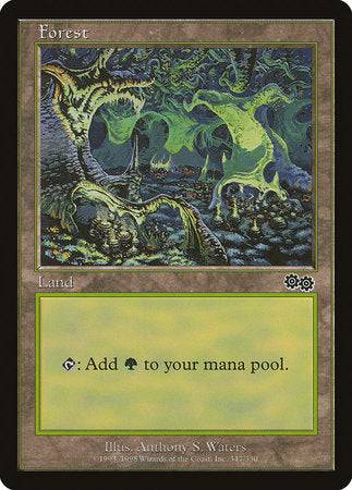 Forest (347) [Urza's Saga] - Destination Retro