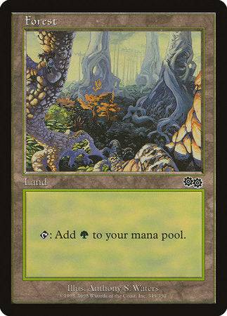 Forest (349) [Urza's Saga] - Destination Retro