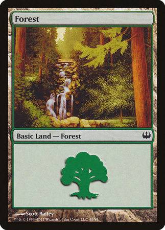 Forest (43) [Duel Decks: Knights vs. Dragons] - Destination Retro