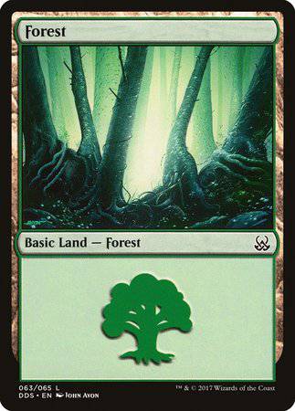 Forest (63) [Duel Decks: Mind vs. Might] - Destination Retro