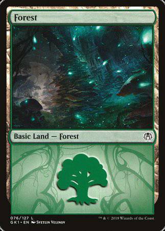 Forest (76) [GRN Guild Kit] - Destination Retro