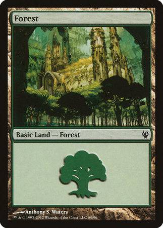 Forest (89) [Duel Decks: Izzet vs. Golgari] - Destination Retro