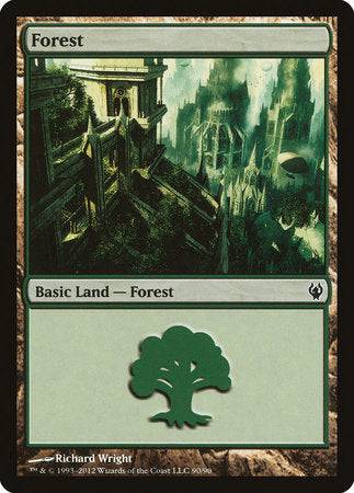 Forest (90) [Duel Decks: Izzet vs. Golgari] - Destination Retro