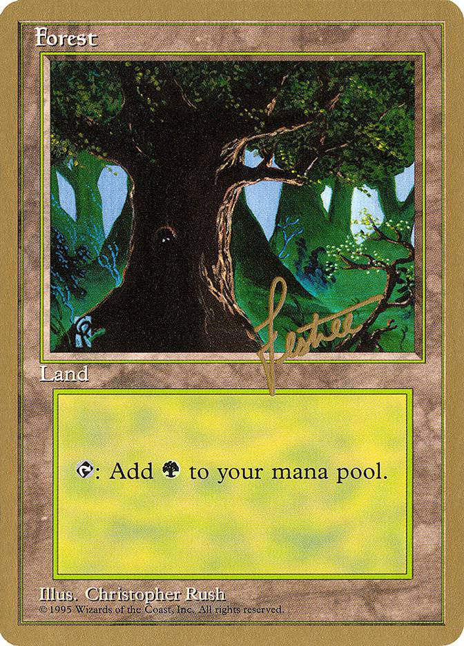 Forest (bl377) (Bertrand Lestree) [Pro Tour Collector Set] - Destination Retro