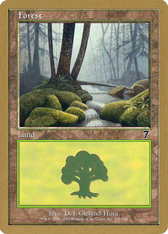 Forest (jt328) (Jan Tomcani) [World Championship Decks 2001] - Destination Retro