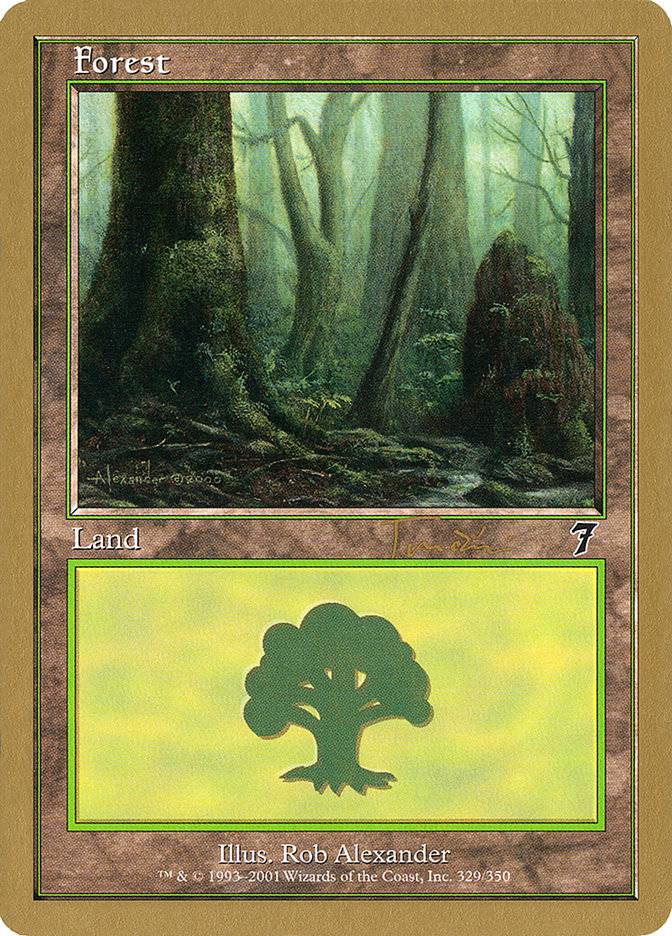 Forest (jt329) (Jan Tomcani) [World Championship Decks 2001] - Destination Retro