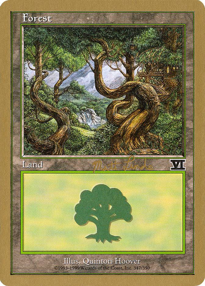 Forest (ml347b) (Matt Linde) [World Championship Decks 1999] - Destination Retro