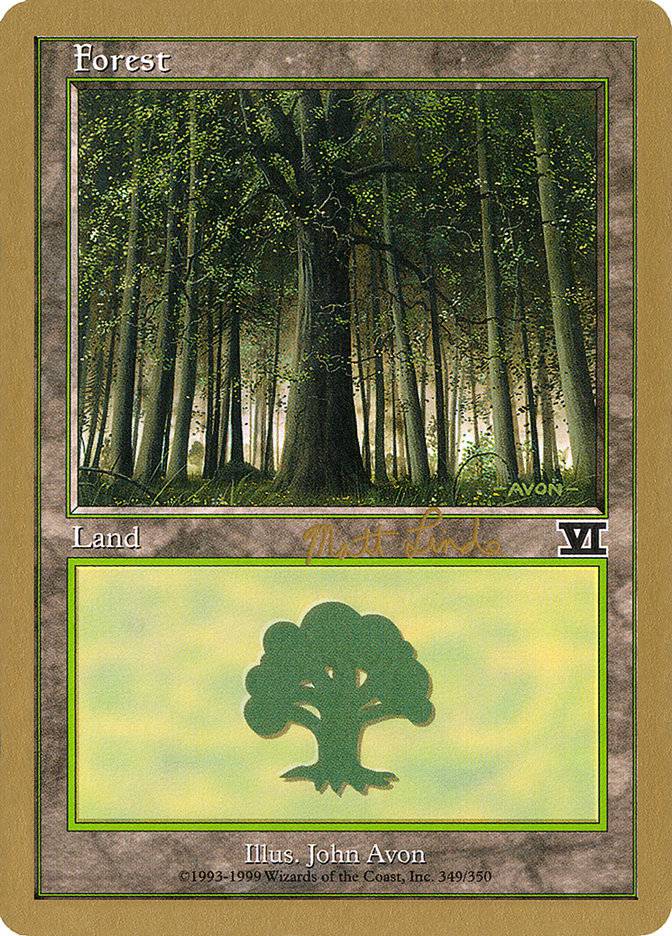 Forest (ml349) (Matt Linde) [World Championship Decks 1999] - Destination Retro
