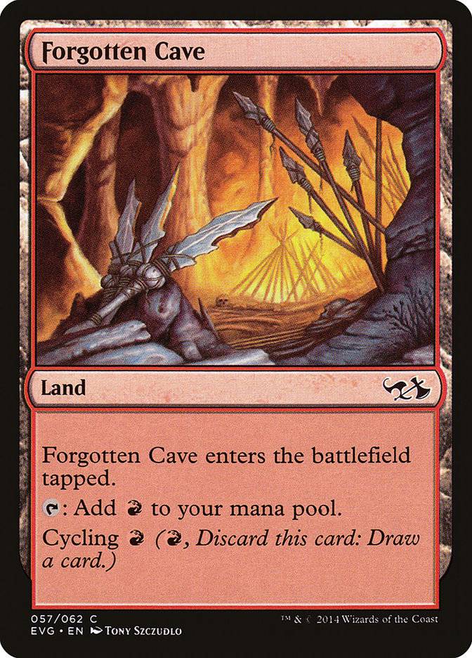Forgotten Cave (Elves vs. Goblins) [Duel Decks Anthology] - Destination Retro