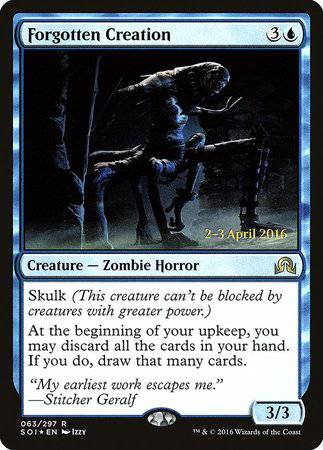 Forgotten Creation [Shadows over Innistrad Promos] - Destination Retro