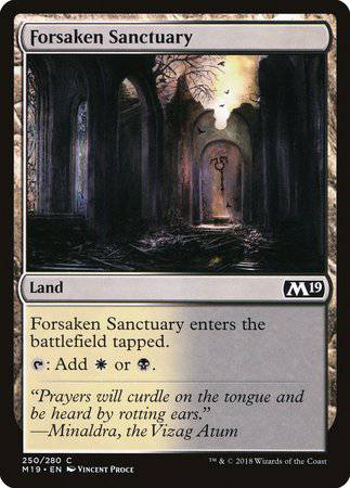 Forsaken Sanctuary [Core Set 2019] - Destination Retro