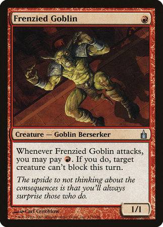 Frenzied Goblin [Ravnica: City of Guilds] - Destination Retro
