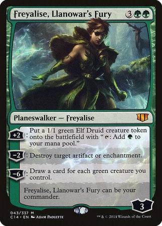 Freyalise, Llanowar's Fury [Commander 2014] - Destination Retro