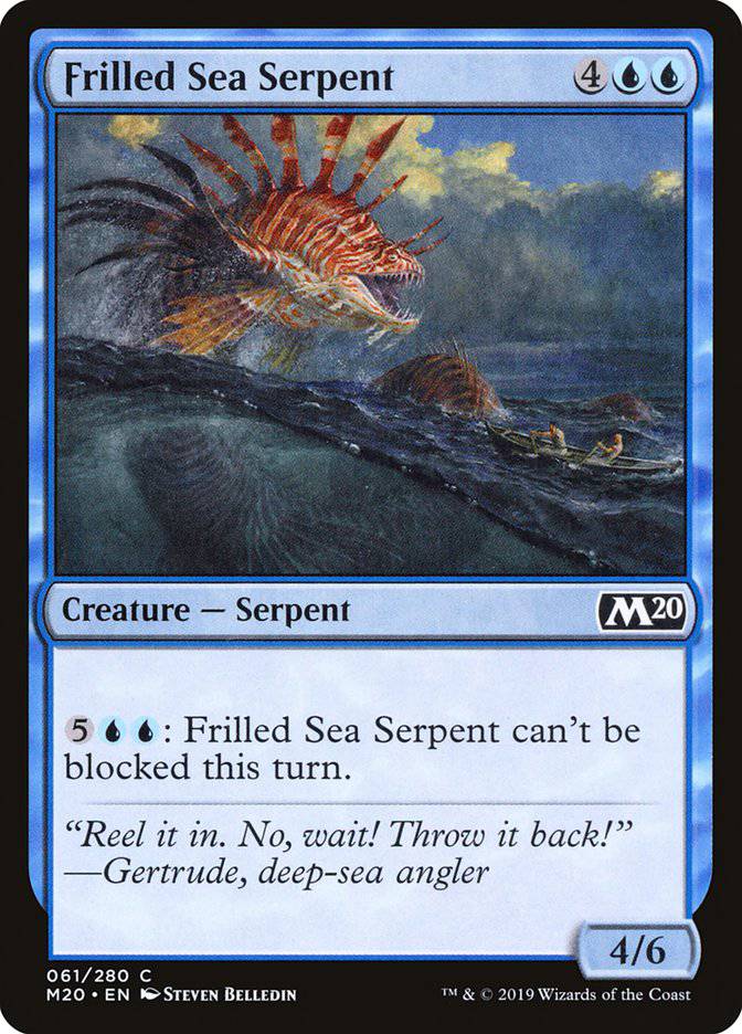Frilled Sea Serpent [Core Set 2020] - Destination Retro