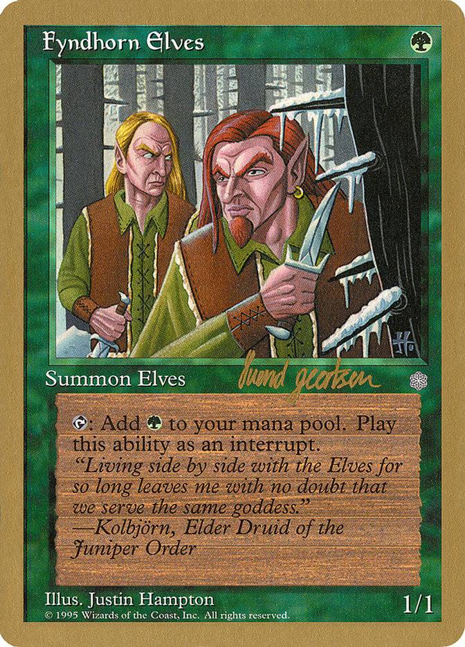 Fyndhorn Elves (Svend Geertsen) [World Championship Decks 1997] - Destination Retro