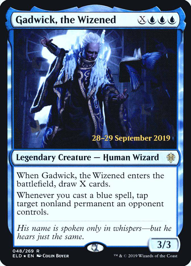 Gadwick, the Wizened  [Throne of Eldraine Prerelease Promos] - Destination Retro