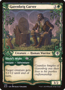 Garenbrig Carver // Shield's Might (Showcase) [Throne of Eldraine] - Destination Retro