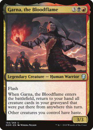 Garna, the Bloodflame [Dominaria] - Destination Retro