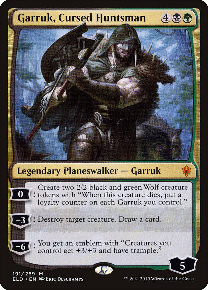 Garruk, Cursed Huntsman [Throne of Eldraine] - Destination Retro