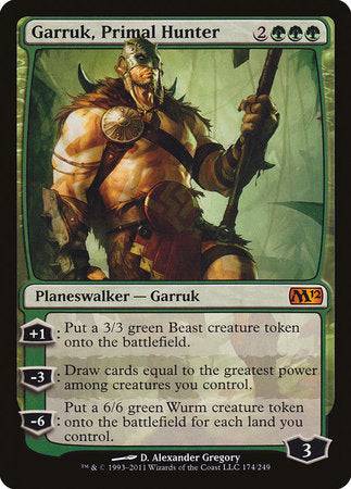Garruk, Primal Hunter [Magic 2012] - Destination Retro
