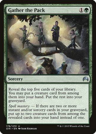 Gather the Pack [Magic Origins] - Destination Retro