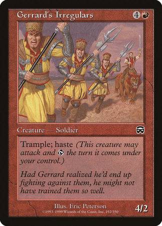 Gerrard's Irregulars [Mercadian Masques] - Destination Retro