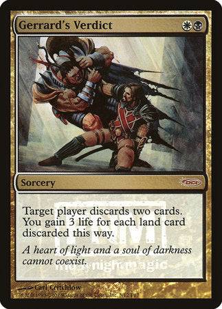 Gerrard's Verdict [Friday Night Magic 2007] - Destination Retro