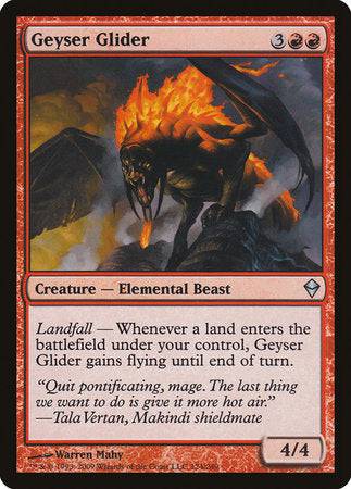 Geyser Glider [Zendikar] - Destination Retro