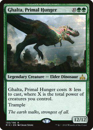 Ghalta, Primal Hunger [Rivals of Ixalan Promos] - Destination Retro